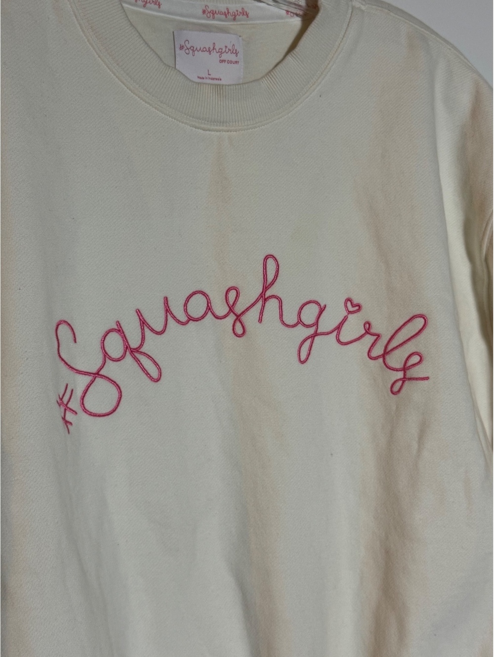 Squashgirls Straight Drive Off Court collection Salt-Large - Picture 2 of 7
